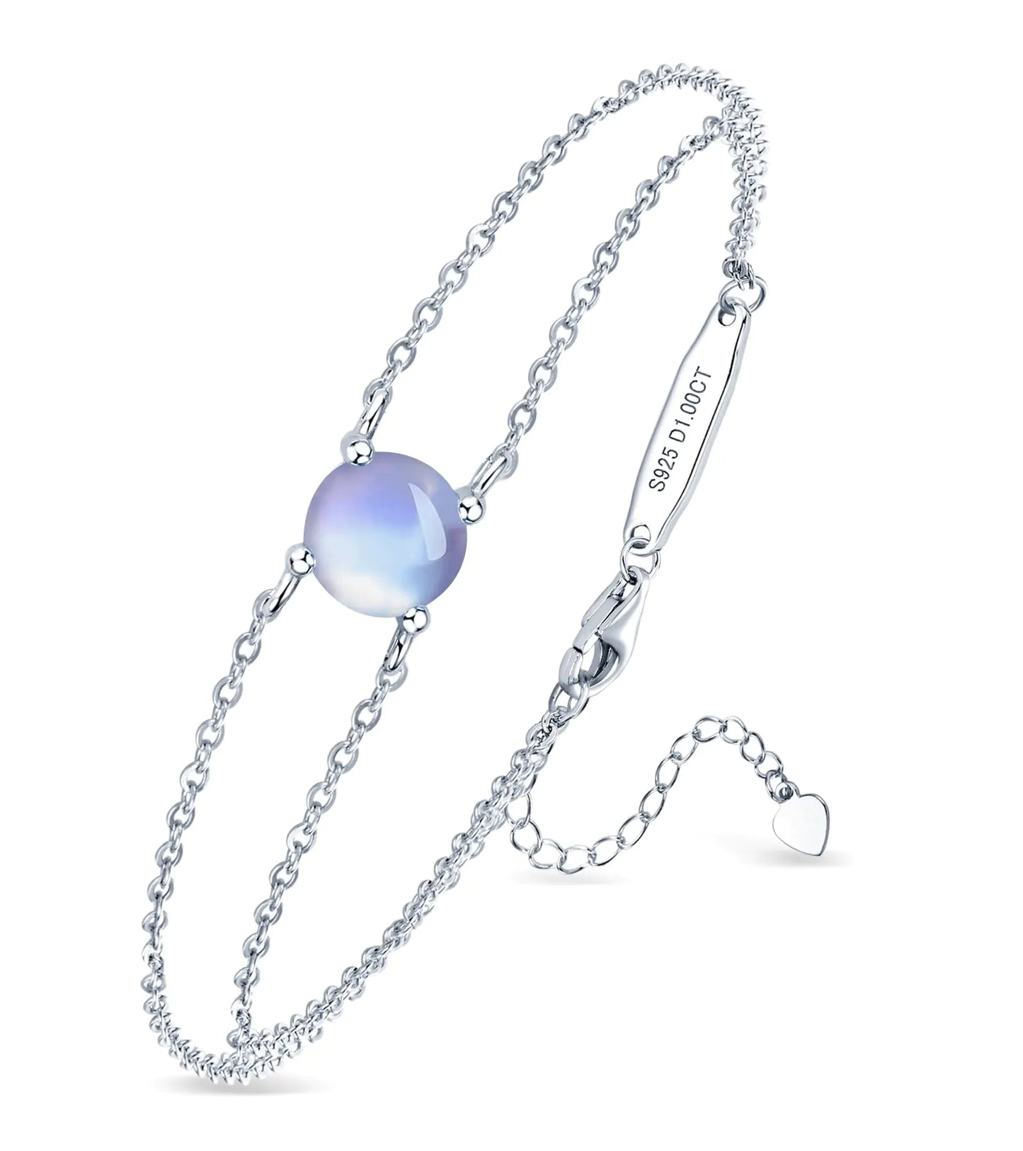 Sterling Silver Moonstone Bracelet